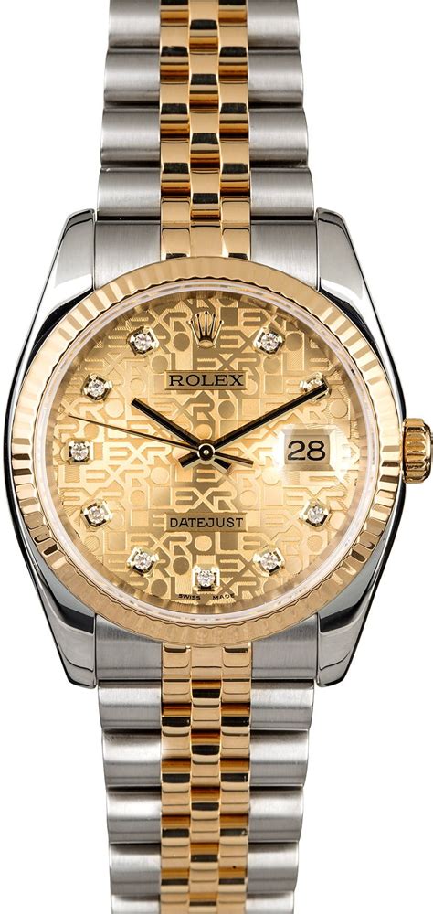 rolex datejust champagne tapestry dial diamond bezel|rolex lady datejust diamond.